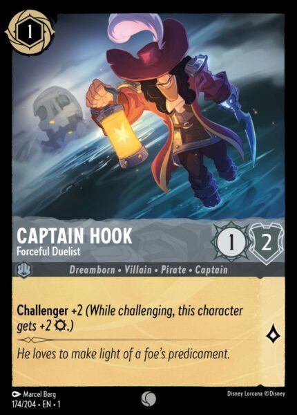 Captain Hook Forceful Duelist - Lorcana Player