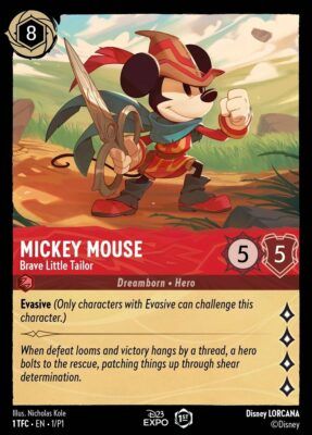 Mickey Mouse - Brave Little Tailor - D23 - Lorcana Player