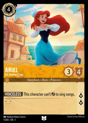 Ariel On Human Legs - Lorcana Player