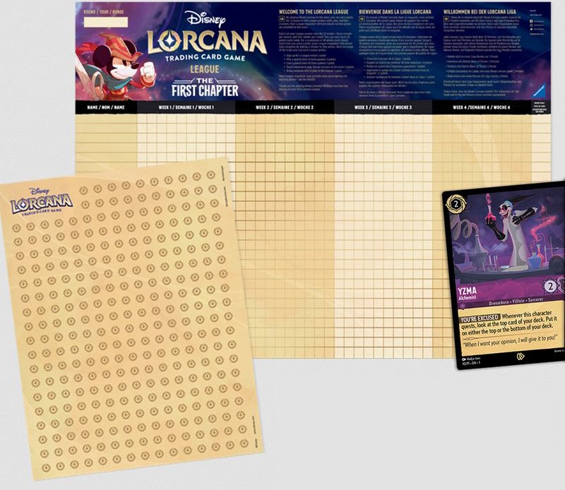 Lorcana Organized Play Kit - League Poster and Stickers
