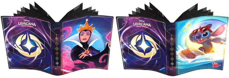 Lorcana The Queen and Stitch Card Portfolios
