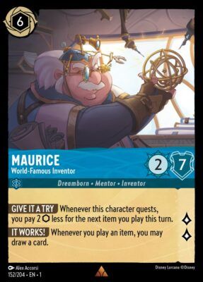 Maurice World-Famous Inventor - Lorcana Player