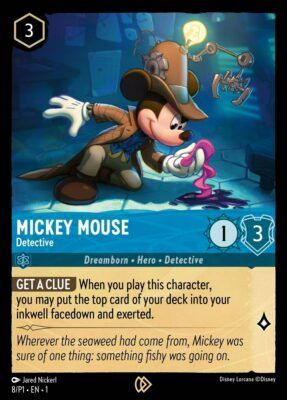 Mickey Mouse - Detective - League Promo - App - Lorcana Player