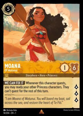 Moana Of Motunui - Lorcana Player
