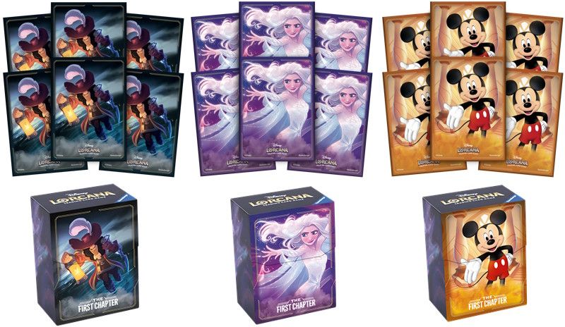 New Lorcana Accessories - Deckboxes and Sleeves