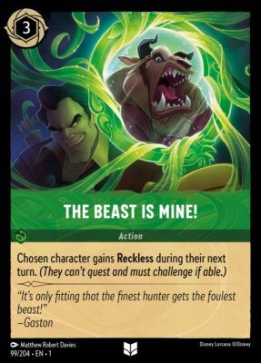 The Beast Is Mine! - Lorcana Player