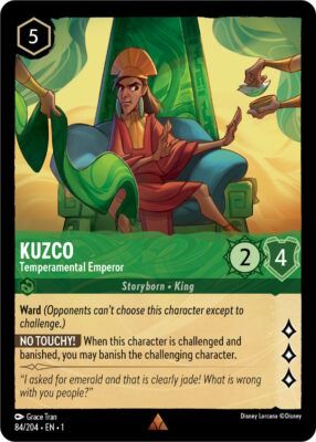 Kuzco Temperamental Emperor - Lorcana Player