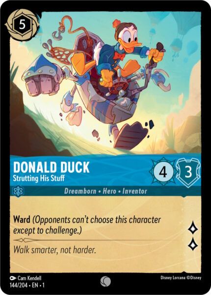 Donald Duck Strutting His Stuff - Lorcana Player