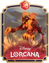 Scar Fiery Usurper Lorcana League Pin