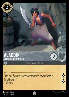 Aladdin Cornered Swordsman - Lorcana Player
