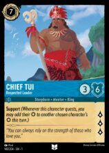 Chief Tui Respected Leader - Lorcana Player