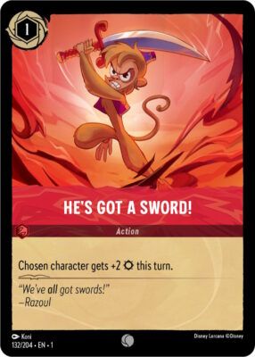 He's Got A Sword! - Lorcana Player