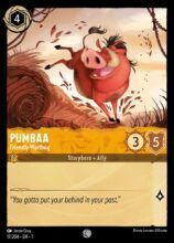 Pumbaa Friendly Warthog - Lorcana Player
