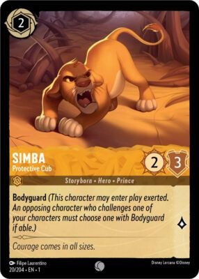 Simba Protective Cub - Lorcana Player