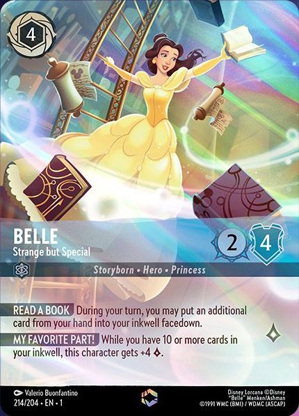 Belle Strange but Special Enchanted - Lorcana Player