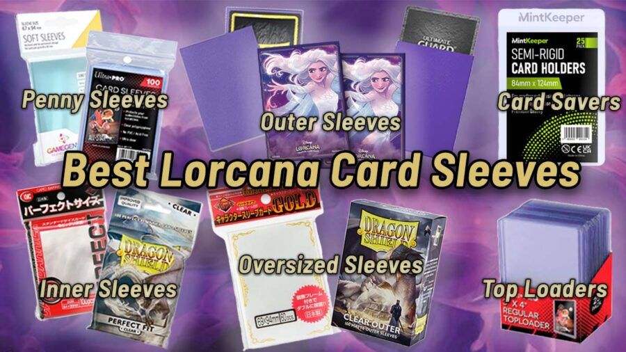 Best Card Sleeves For Disney Lorcana - Lorcana Card Sleeves Explained