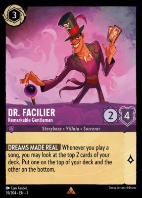 Dr. Facilier Remarkable Gentleman - Lorcana Player