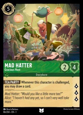 Mad Hatter Gracious Host - Lorcana Player