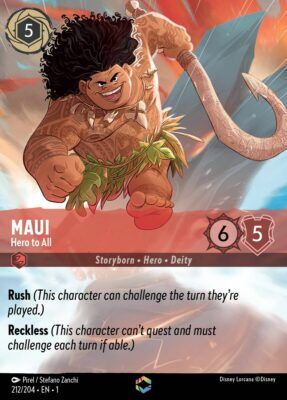 Maui - Hero to All - Enchanted - Lorcana Player