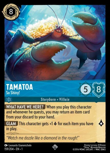 Tamatoa So Shiny! - Lorcana Player