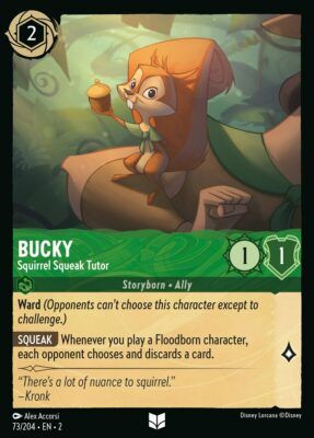 Bucky - Squirrel Squeak Tutor - Lorcana Player