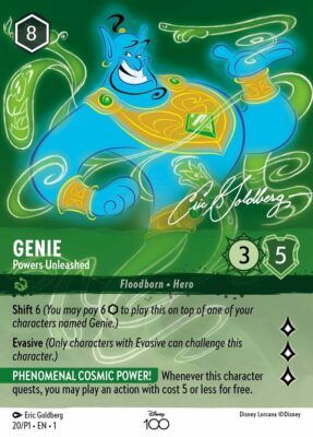 Genie - Powers Unleashed - Disney100 - Lorcana Player