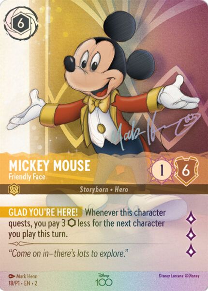 Mickey Mouse - Friendly Face - Disney100
