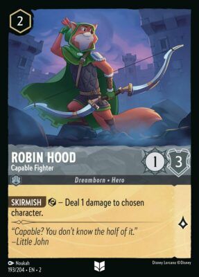 Robin Hood - Capable Fighter - Lorcana Player