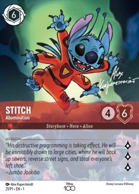 Stitch - Abomination - Disney100 - Lorcana Player
