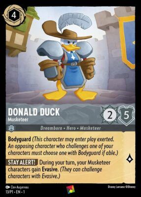 Donald Duck - Musketeer - Event Promo - App - Lorcana Player