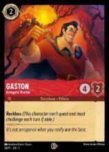 Gaston - Arrogant Hunter - Event Promo - Lorcana Player