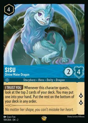 Sisu - Divine Water Dragon - Lorcana Player