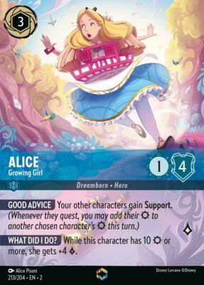 Alice - Growing Girl - Enchanted - Lorcana Player