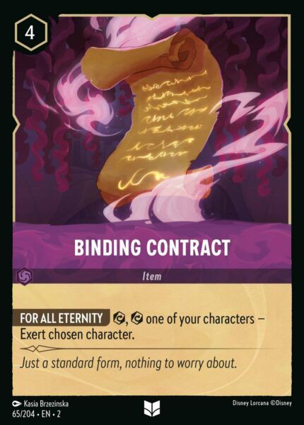 Binding Contract - Lorcana Player