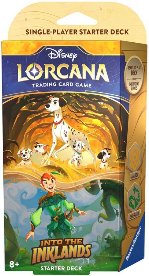 Disney Lorcana Into the Inklands - Amber Emerald Starter Deck - Lorcana Player