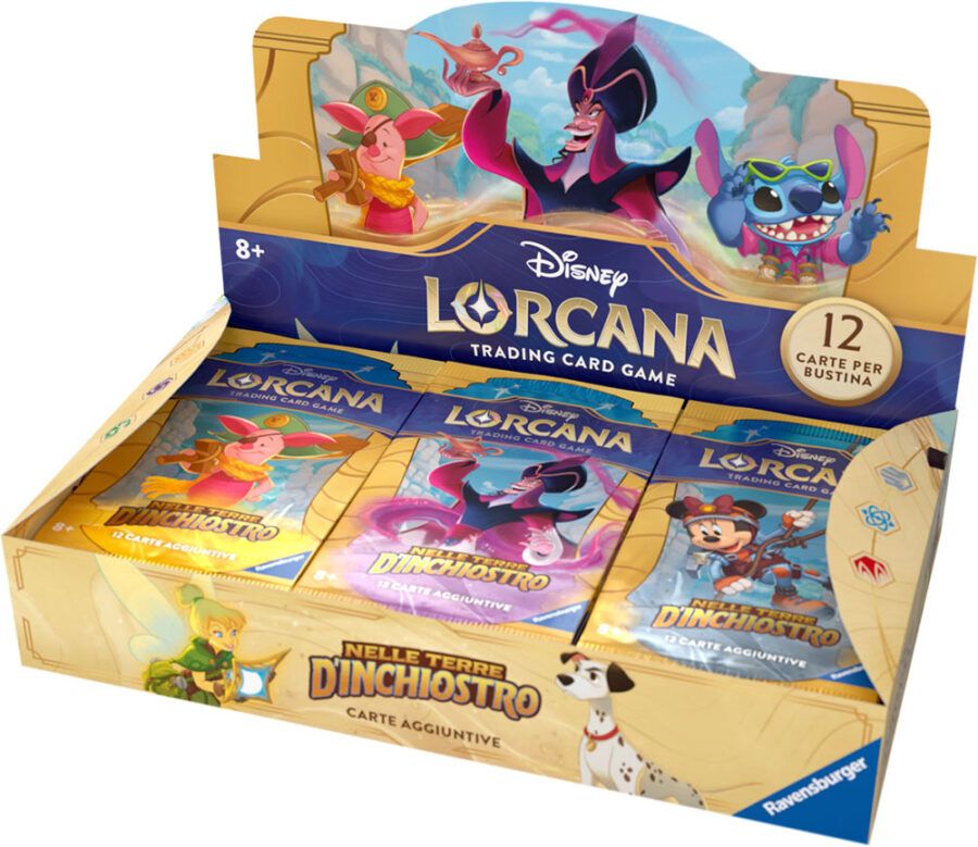 Disney Lorcana Into the Inklands Italian Release - Lorcana Player - Nelle Terre D'Inchiostro - Booster Box