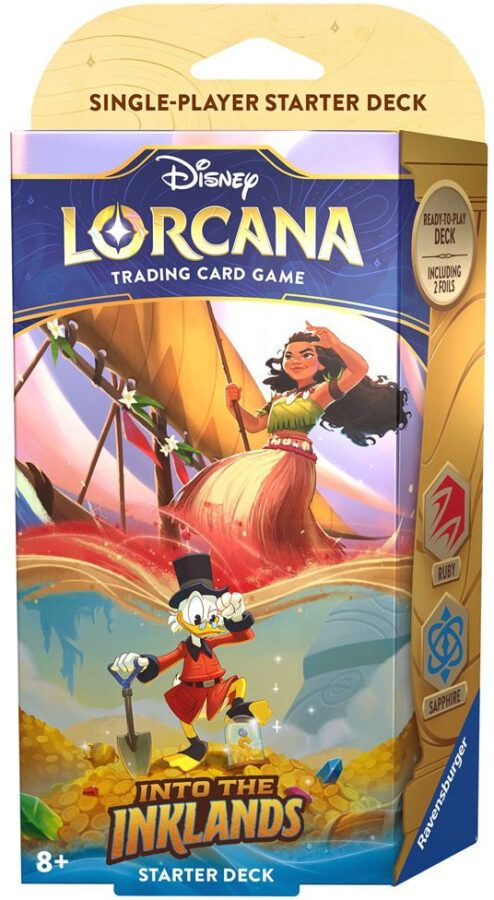 Disney Lorcana Into the Inklands - Ruby Sapphire Starter Deck - Lorcana Player
