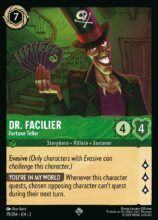 Dr. Facilier - Fortune Teller - Lorcana Player