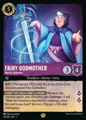 Fairy Godmother - Mystic Armorer - Lorcana Player