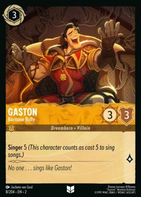 Gaston - Baritone Bully - Lorcana Player