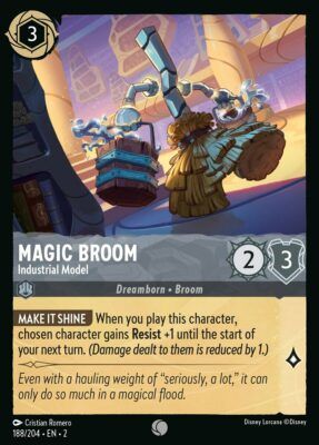 Magic Broom - Industrial Model - Lorcana Player