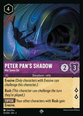 Peter Pan's Shadow - Not Sewn On - Lorcana Player