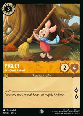 Piglet - Very Small Animal - Lorcana Player