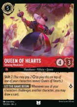 Queen Of Hearts - Sensing Weakness - Lorcana Player