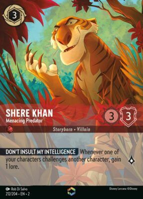 Shere Khan - Menacing Predator - Enchanted - Lorcana Player