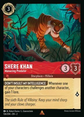 Shere Khan - Menacing Predator - Lorcana Player