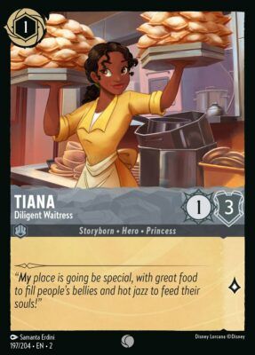 Tiana - Diligent Waitress - Lorcana Player