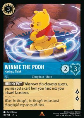 Winnie The Pooh - Having A Think - Lorcana Player