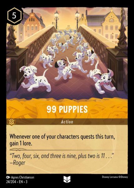99 Puppies - Lorcana Player