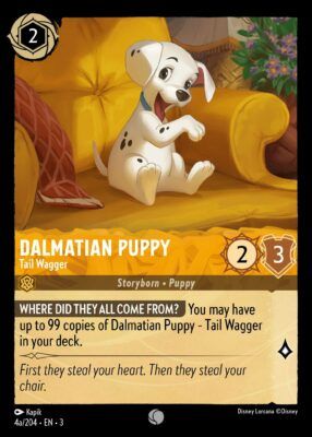 Dalmation Puppy - Tail Wagger - A - Lorcana Player